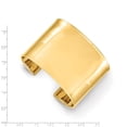 thumbnail image 3 of 14k Yellow Gold Bracelet Cuff Women's 47 mm in Polished Bangle, 3 of 4