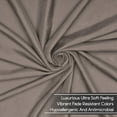 thumbnail image 2 of Bare Home 2 Microfiber Fitted Sheets, Deep Pocket, Split King, Taupe, 2 Pack, 2 of 7