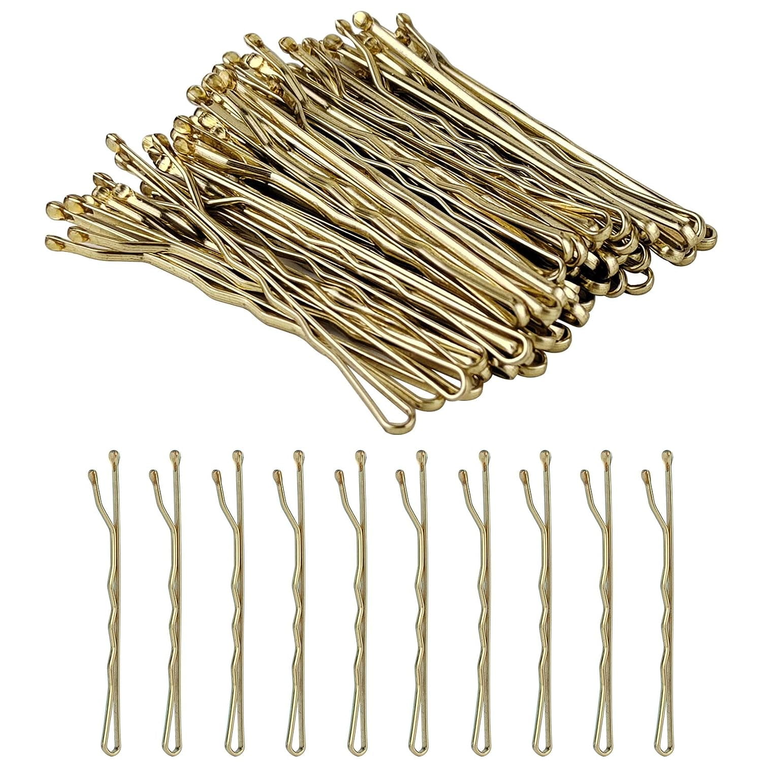 100 Pcs Bobby Pins, Hair Pins with Box, Hair Clips, Long Hair Grips for ...