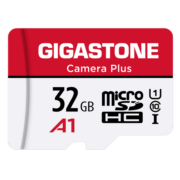 Gigastone 32GB Micro SD Card, Camera Plus, Full HD Available 90MB/S, U1