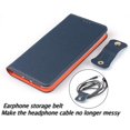 thumbnail image 3 of AmPm Premium Leather case for iPhone Xs max Wallet Magnetic Flip Cover case with Card Slot TPU Shockproof Stand Genuine Leather case with Lanyard Compatible with iPhone Xs max - Red, 3 of 8