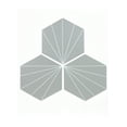 thumbnail image 6 of FloorPops Grey Vers Peel & Stick Hexagon Virgin Vinyl Floor Tiles, 6 of 9
