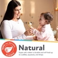 thumbnail image 4 of Nuby Jackie the Giraffe Natural Rubber Teether for Babies, Yellow Infant Teething Toy, 4 of 9