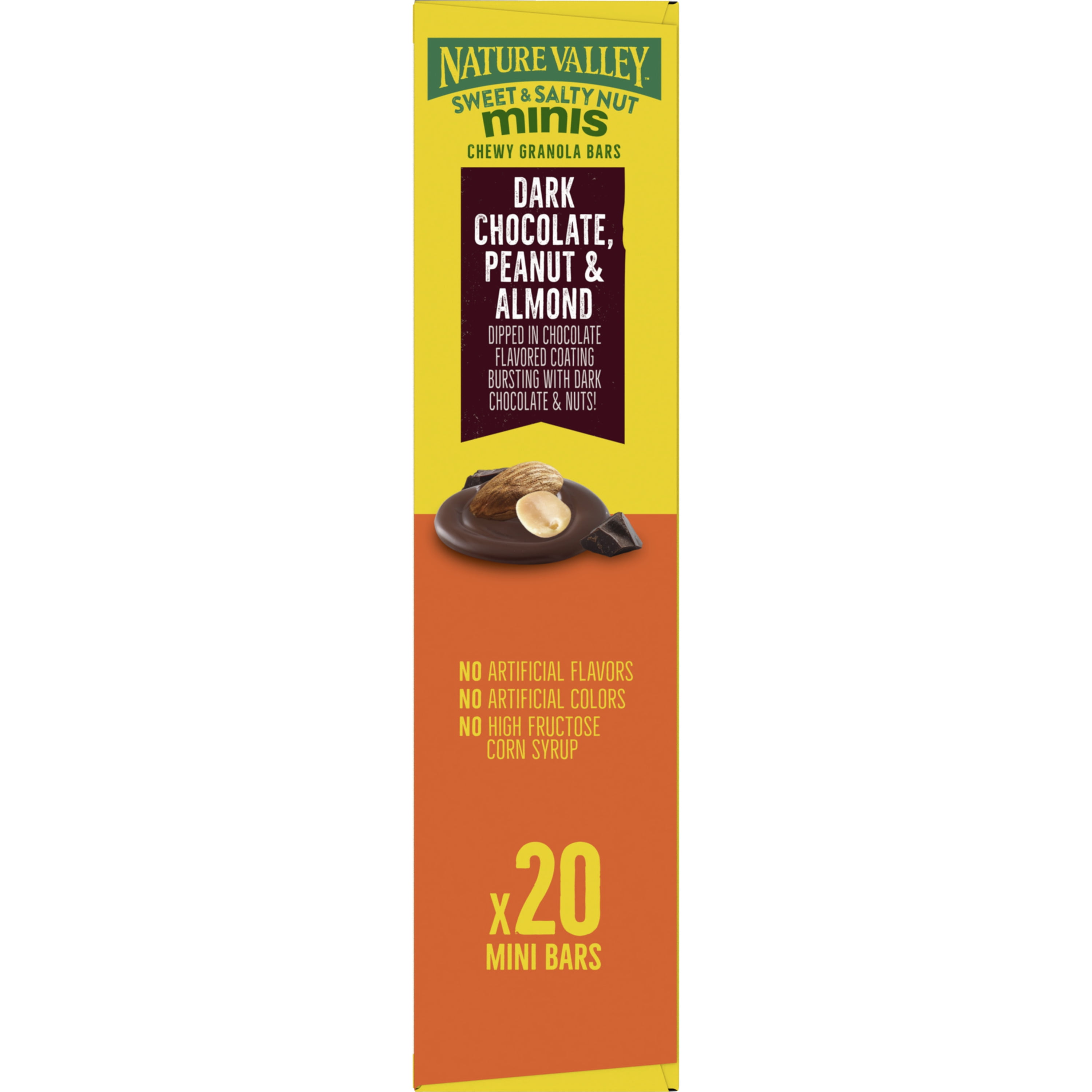 Nature Valley Sweet & Salty Nut Minis - Dark Chocolate, Peanut & Almond  Chewy Granola Bars (20CT) – Martie