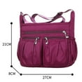 thumbnail image 2 of Crossbody Bag for Women Multi Pockets Shoulder Bag Messenger Bag Waterproof Nylon Travel Bag and Handbags, 2 of 10