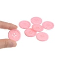 thumbnail image 4 of Unique Bargains Boutons de Couture Ronds Plats en Résine Rose à 4 Trous (100 Pcs), 4 of 5