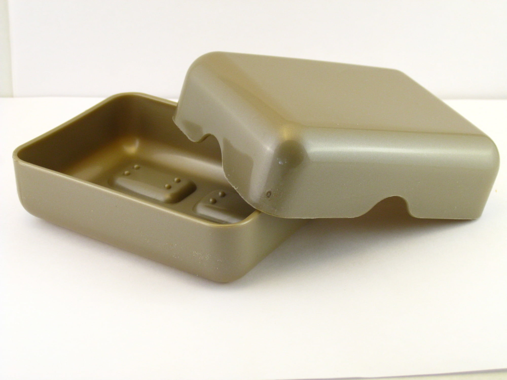 Goody Plastic Travel Soap Dish (Beige)