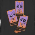 thumbnail image 2 of Women's The Powerpuff Girls Halloween Tarot Cards  Graphic Tee Black X Large, 2 of 4