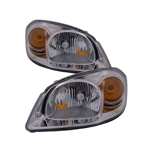 Front Headlight Set - Compatible with 2007 - 2009 Pontiac G5 2008