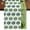 White, variant on Tropical Leaves Burlap Cotton Table Runner 13x36 Inches Short, Green Monstera Palm Leaf Trees Botanical Farmhouse Table Runners, Outdoor Dining Tablecloths Decor for Baby Shower/Party/Wedding
