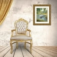 thumbnail image 3 of Weber, Max 20x24 Gold Ornate Wood Framed with Double Matting Museum Art Print Titled - Swan Family I, 3 of 4