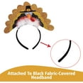 thumbnail image 3 of PMU for Thanksgiving Party Costume Accessories for Adults Turkey Headband w/Marabou (12/Pkg) Pkg/1, 3 of 8