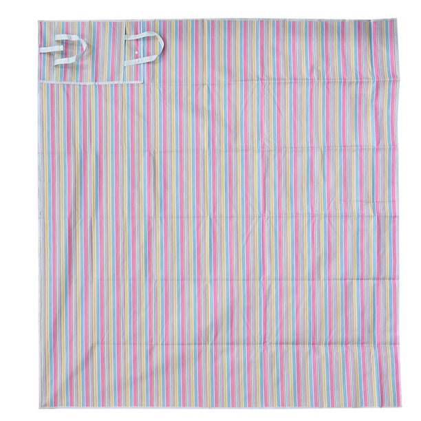 Bolsa plegable Oxford impermeable a prueba de humedad para picnic/playa/camping Rayas rosa shamjiam Estera de la manta de picnic al aire libre