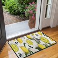 thumbnail image 2 of Yellow Lemon Fruit Berries Beige Pattern Door Rugs,Washable Non Slip Door Mats Indoor,Decorative Door Mats,Entry Mat Indoor for Entrance,Bedroom,Kitchen,Bathroom,30"x17", 2 of 6