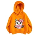 thumbnail image 4 of RMGVDSD Girls Casual Graphic Hoodie Pullover Hooded Sweatshirt Cute Long Sleeve Tops Lightweight Kids Hoodies Sweatshirts Fall Clothes Fashionable Top 8-9 Years, 4 of 4