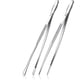 thumbnail image 1 of pinzas de cocina finas de 30 cm, extralargas, de acero inoxidable (plateadas), 1 of 5