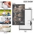 thumbnail image 6 of SKYSONIC Towels Set of 2 Horned Cattles Print for Bathroom Kitchen Travel 16×28 inch, Cotton Bath Towels Lightweight Quickdry for Bathroom Ktichen Travel SPA Gym, 6 of 7