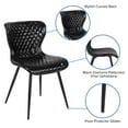 thumbnail image 4 of Flash Furniture Contemporary Upholstered Chair in Black Vinyl, 4 of 11