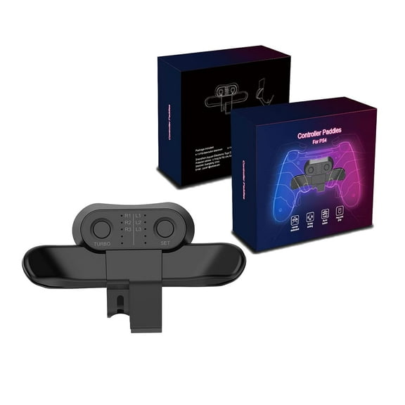 FIGT-Controller Paddles for PS4, Controller Back Button Attachment, Customization Mapping Buttons, TURBO burst function, plug and playBurst Function, Plug And Play【0516】