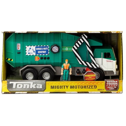 tonka mighty motorized garbage truck