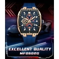 thumbnail image 2 of MINI FOCUS Quartz Watch Men's Chronograph Silicone Luxury Waterproof Sports Luminous Watch, 2 of 13