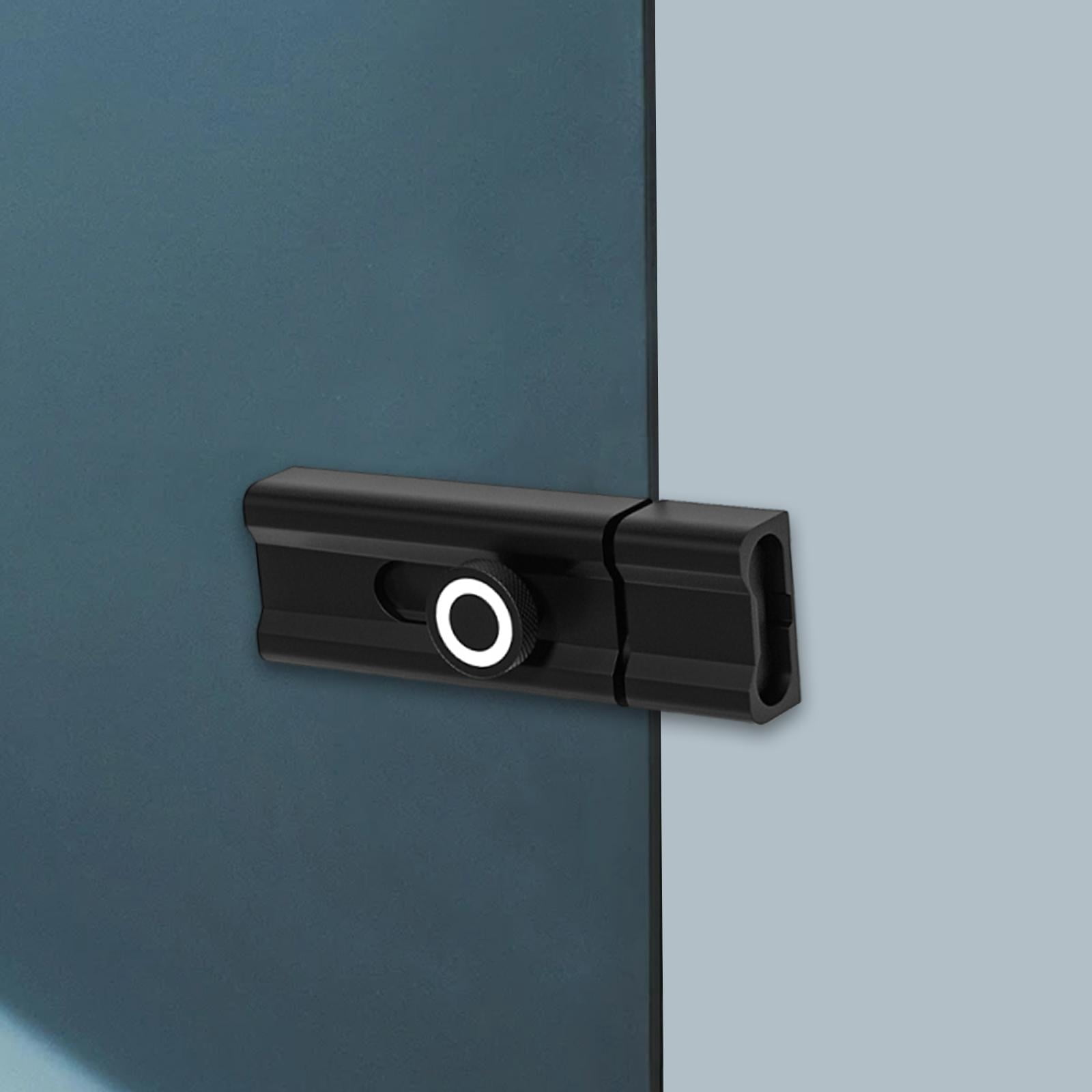 Slide Bolt Door Latch Barrel Bolt Lock Self Adhesive Aluminum Alloy Construction for Home Bedroom Garage Use