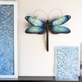 thumbnail image 2 of Eangee Home Design Dragonfly Wall Decor Blue And Black, Capiz and Metal, Indoor / Outdoor Safe, 14x1x12 Inches, 2 of 5