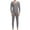 Gray, variant on Tungbrin Men's Thermal Underwear Sets 2 Piece Big and Talls V Neck Long Sleeve Base Layer Tees and Bottoms Sleepwear