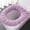 Pink, variant on Hot Sale 4 Seasons Universal Soft Toilet Mat Washable Cover Pad, Thickened And Warm Mat