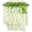 01white, variant on Artificial White Wisteria Hanging Flower 4.59Ft / 55inch Bushy Silk Wisteria Vine Garland for Wedding Party Garden Outdoor Greenery Home Wall Decor (Pack of 6)
