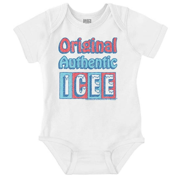 Vintage Original ICEE Drink Logo Romper Boys or Girls Infant Baby Brisco Brands 12M