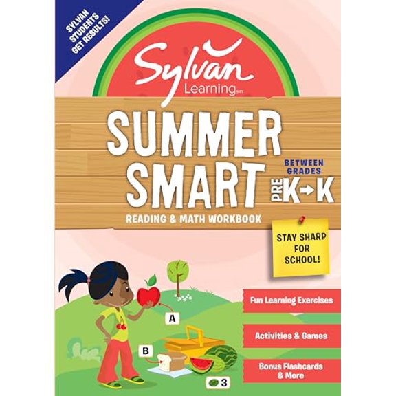 Pre-Owned Sylvan Summer Smart Workbook: Between Grades Pre-K & Kindergarten (Paperback) 0525569162 9780525569169