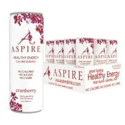 Aspire Healthy Energy Drink, Cranberry, 12 fl oz 12-Pack