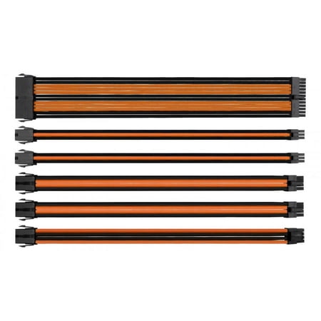 Thermaltake TtMod Sleeve PSU Extension Kit - Black/Orange