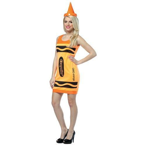 Crayola Neon Orange Adult Costume