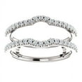 thumbnail image 3 of FB Jewels 14k White Gold 3/8 CTW Diamond Ring Guard to Fit 1/4 CT to 1 CT Center Stone, 3 of 3