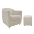 thumbnail image 1 of Set de puff y sillón Tilla B - Beige WEIK Tilla, 1 of 5