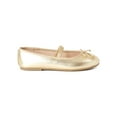 thumbnail image 2 of Wonder Nation Girls' Shoes Ballet Flats Gold Size 12, 2 of 6