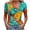 #081-Green, variant on Favoffer Women's Printed T-Shirt Loose Tunic Round Neck Short Sleeve Daily Casual Outdoor Leisure Solid Color Top