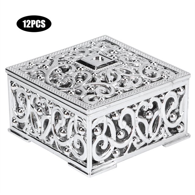 Oubit Sugar Box,12Pcs European Style Hollow Candy Container Wedding Candy Box Leading Edge Technology