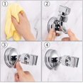 thumbnail image 5 of 2 Pieces Large Adsorbability Suction Cup Shower, 360 Rotation Suction Cup Shower Holder, No Drilling Hand Shower Suction Cup Holder, 5 of 5