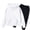 F-373White, variant on ZHOGXU Children Kids Girls Boys Outfit Long Sleeve Solid Color Pocket Hoodies And Pants Two Piece Comfortable Soft Sets Playwear For Casual Daily Wear,Black,2-3 Years
