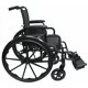 thumbnail image 3 of Silla de ruedas ultraligera Karman Healthcare 802-DY de 13.6 kg con reposapiés extraíble, color negro, asiento de 45 x 40 cm, 3 of 4