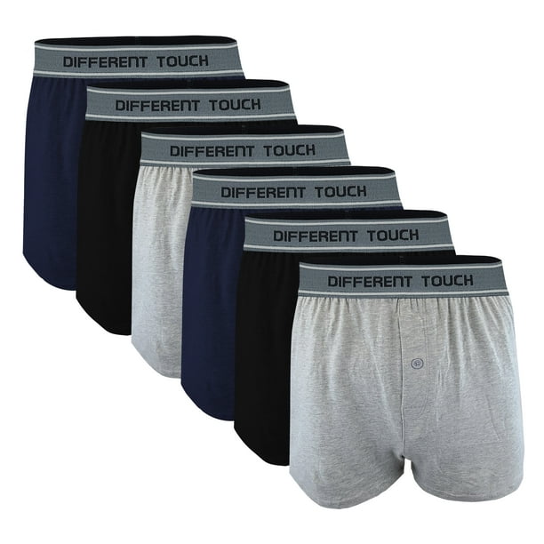 Different Touch Different Touch 6 Pack Big & Tall Exposed Waistband