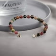 thumbnail image 2 of Elegant Natural Tourmaline Bracelet for Women  Braided Gemstone for Fit Clasp, 2 of 5