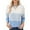 Blue, variant on Womens 2025 Fall Winter Sweaters Casual Long Sleeve Ribbed Knit Crew Neck Lightweight Pullover Green M