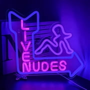Wanxing Live Nudes LED Neon Light Signs USB Power for Bedroom Home Men's Cave Bar Wedding Party Decoration