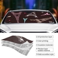 thumbnail image 4 of Kdxio Eiffel Tower Print Front Windshield Sun Shade,Folding Auto Sunshade for Car Truck SUV-Small, 4 of 7