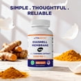 thumbnail image 5 of Vitamatic Eggshell Membrane (NEM) with Turmeric Extract | 1000 mg Per Serving | 120 Vegetarian Capsules | Non-GMO | Made in USA, 5 of 10