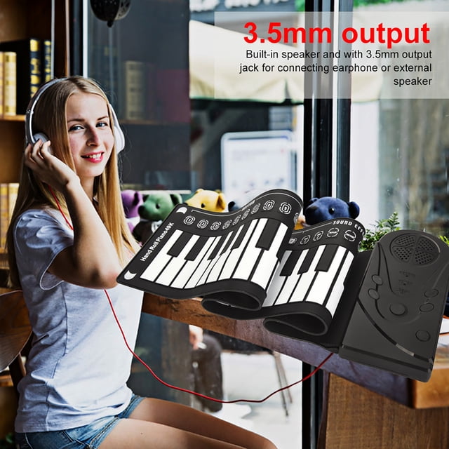 Piano Principiante Portátil 49 Teclas Teclado Electrónico Mano